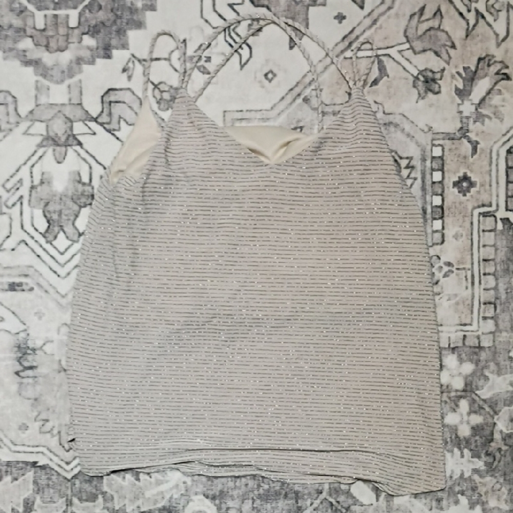 Buddy Love Gray Striped Camisole